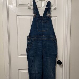 J. Crew Dark Blue Denim Overalls